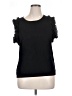 Sioni Black Short Sleeve Top Size XL - photo 1