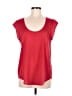 14th & Union 100% Polyester Red Short Sleeve Top Size M - photo 1