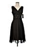 Connected Apparel 100% Polyester Black Cocktail Dress Size 8 Petite - photo 1