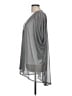 Lularoe 100% Polyester Gray Kimono Size L - photo 5