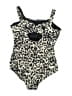 Mainstream Animal Print Ivory One Piece Swimsuit Size 14 - photo 2
