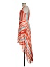 Charming Charlie 100% Polyester Stripes Orange Casual Dress Size M - photo 5