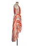 Charming Charlie 100% Polyester Stripes Orange Casual Dress Size M - photo 4