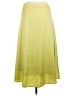 Double Zero Solid Yellow Casual Skirt Size M - photo 2