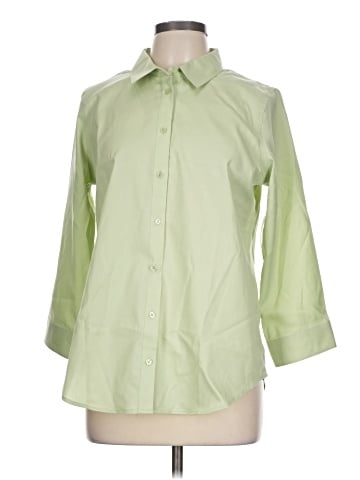 Coldwater Creek 3/4 Sleeve Button-Down Shirt (view 1)
