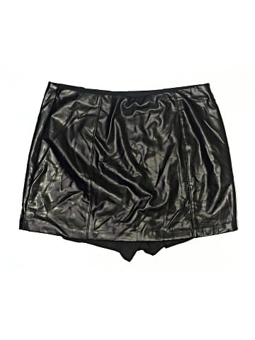 Abercrombie & Fitch Faux Leather Skirt (view 1)