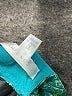 London Times 100% Polyester Paisley Teal Cocktail Dress Size 10 - photo 7