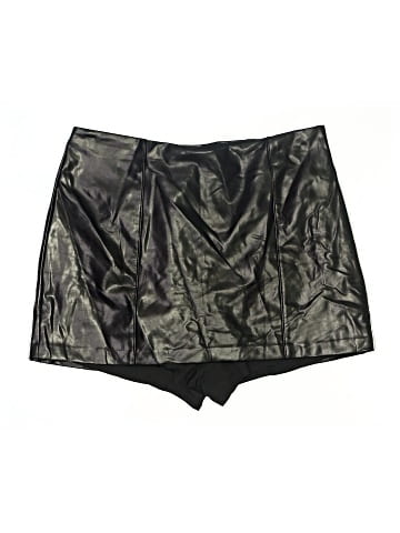 Abercrombie & Fitch Faux Leather Skirt (view 2)