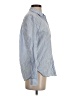 H&M L.O.G.G. Stripes Blue Long Sleeve Button-Down Shirt Size 2 - photo 4