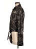 Guess 100% Polyester Animal Print Black Long Sleeve Blouse Size M - photo 5