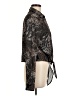 Guess 100% Polyester Animal Print Black Long Sleeve Blouse Size M - photo 4