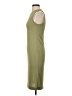 Nine West Solid Green Casual Dress Size S - photo 5