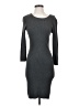 Mossimo Solid Gray Casual Dress Size S - photo 1