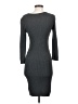 Mossimo Solid Gray Casual Dress Size S - photo 2