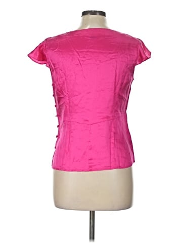 Polo Jeans Co. by Ralph Lauren Short Sleeve Silk Top (view 2)