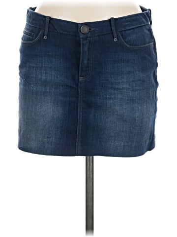 Zara Denim Skirt (view 1)