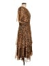 Rachel Roy Collection 100% Polyester Animal Print Brown Cocktail Dress Size 12 - photo 4