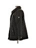 Anne Klein 100% Polyester Argyle Black Coat Size L - photo 5