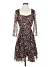 The Kooples 100% Polyester Floral Black Cocktail Dress Size XS (0) - photo 1