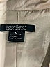 Karen Kane 100% Leather Metallic Ivory Silver Blazer Size Med Petite - photo 6