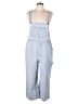 Gloria Vanderbilt 100% Cotton Blue Overalls Size L - photo 1