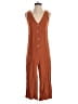 New Look Solid Brown Jumpsuit Size 0 - photo 1