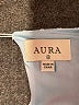Aura 100% Polyester Floral Blue Cocktail Dress Size S - photo 7