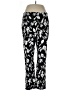 Chico's Floral Black Casual Pants Size Lg (2) - photo 1