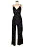 Kaileigh Polka Dots Black Jumpsuit Size M - photo 1