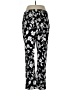 Chico's Floral Black Casual Pants Size Lg (2) - photo 2