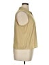 Banana Republic 100% Polyester Tan Sleeveless Blouse Size XL - photo 4