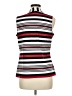 Calvin Klein Red Sleeveless Button-Down Shirt Size M - photo 2