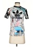 Adidas 100% Polyester Silver Short Sleeve T-Shirt Size XS - photo 1