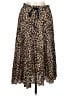 Zara Basic Animal Print Brown Casual Skirt Size M - photo 1