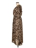 Sienna Sky 100% Polyester Animal Print Brown Casual Dress Size L - photo 5