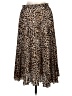 Zara Basic Animal Print Brown Casual Skirt Size M - photo 2
