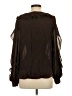 L'Agence Brown Long Sleeve Blouse Size S - photo 2