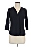 Ann Taylor Black 3/4 Sleeve Blouse Size M (petite) - photo 1