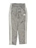 Adidas 100% Polyester Gray Track Pants Size 8 - photo 1