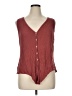 Eddie Bauer Burgundy Sleeveless Blouse Size XL - photo 1