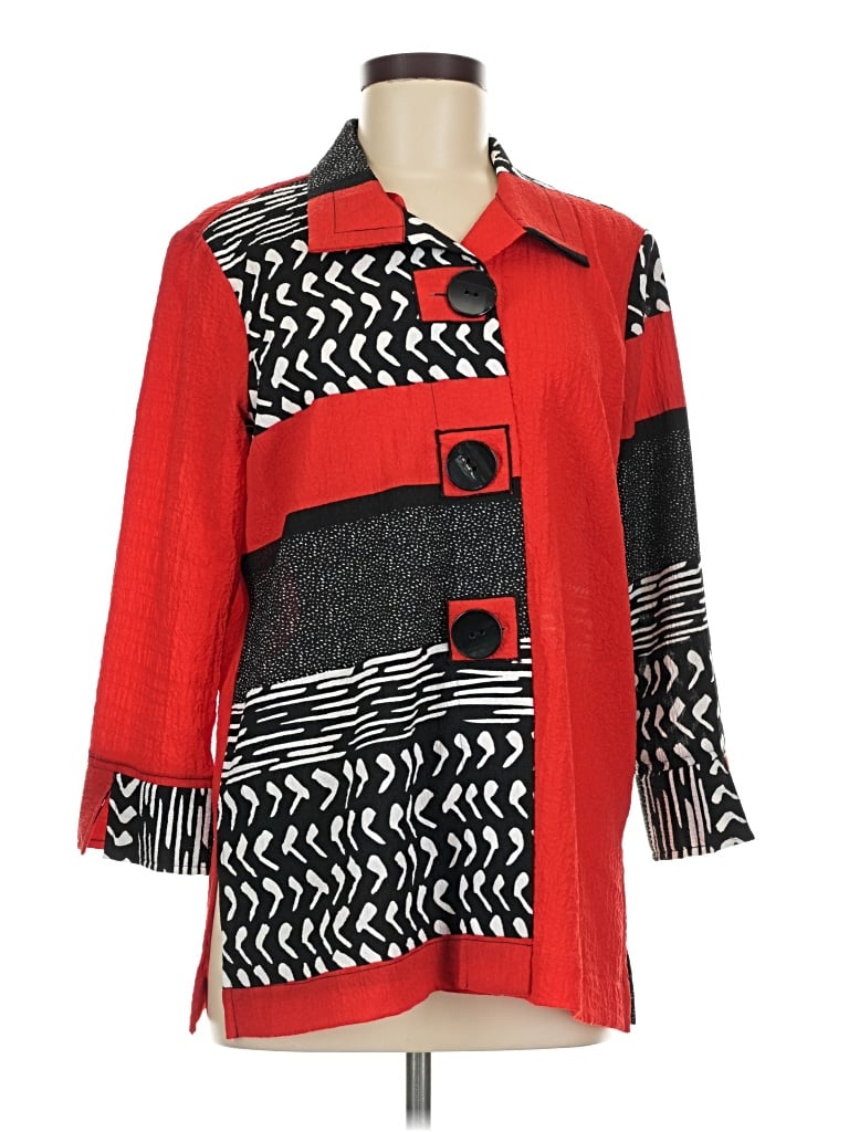 Pre-owned Ali Miles Kimono In Red