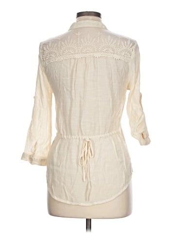 Mine 3/4 Sleeve Button-Down Shirt (view 2)