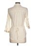 Mine Ivory 3/4 Sleeve Button-Down Shirt Size L - photo 2