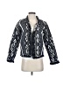 Glamorous 100% Cotton Chevron-herringbone Blue Jacket Size XS - photo 1