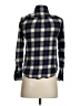 Theory Plaid Blue Long Sleeve Blouse Size P (petite) - photo 2