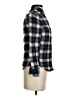 Theory Plaid Blue Long Sleeve Blouse Size P (petite) - photo 4