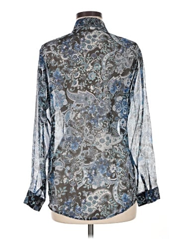 The Kooples Long Sleeve Silk Top (view 2)