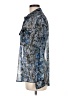 The Kooples 100% Silk Paisley Blue Long Sleeve Silk Top Size Med (2) - photo 5