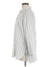 J.Jill Stripes Silver Long Sleeve Blouse Size M - photo 5