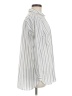 J.Jill Stripes Silver Long Sleeve Blouse Size M - photo 4